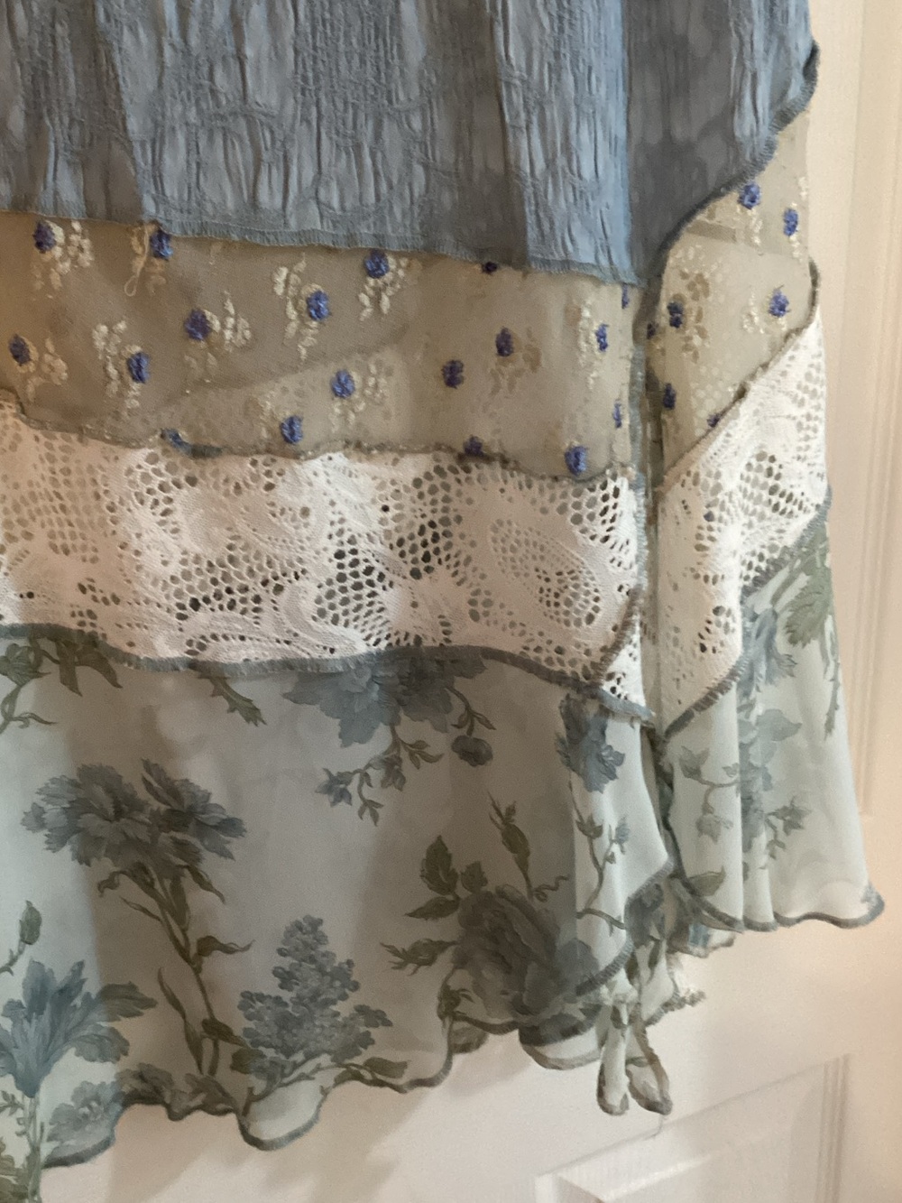 Spencer Alexis Floral Embroidered Women’s Skirt Set L - Picture 9 of 12